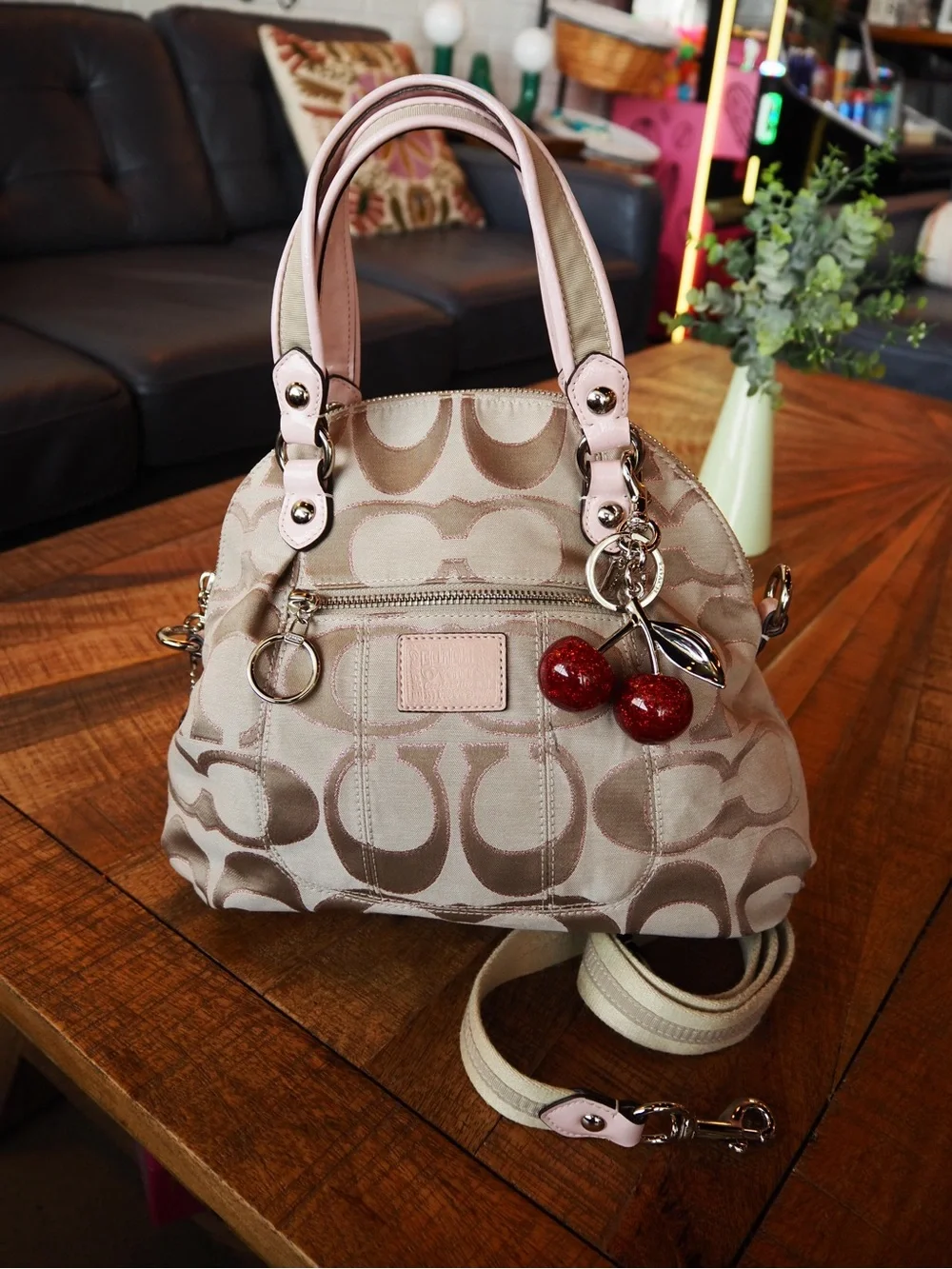 Coach Poppy Satchel Shoulder Bag - Picture 6 of 6